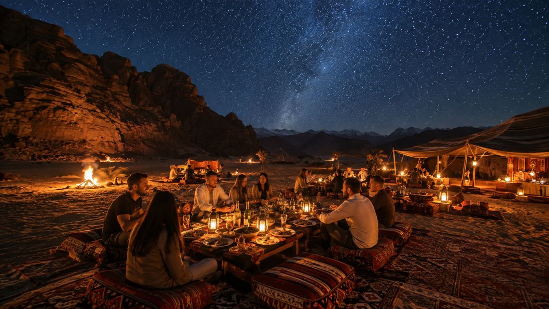 Bedouin village & dinner under the stars